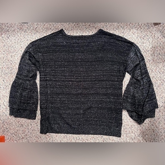 Olivia Sky Black and Silver sweater size 2X - Picture 4 of 8
